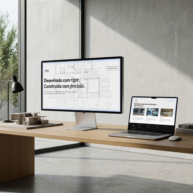 Algo Atelier portfolio mockup